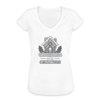Lebkuchen Haus Konstrukteur Hersteller Geschenk - Frauen Vintage T-Shirt - Weiß - Vorne