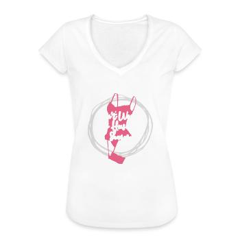 Swinger-Lebensstil Sorgen Sie sich nicht um die Anteile meines Mannes - Frauen Vintage T-Shirt - Weiß - Vorne