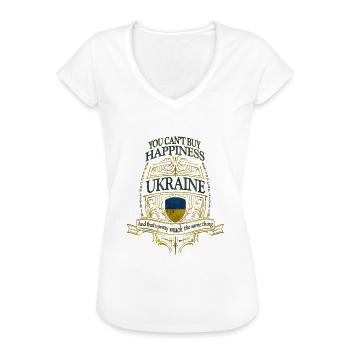 Ukraine - Frauen Vintage T-Shirt - Weiß - Vorne