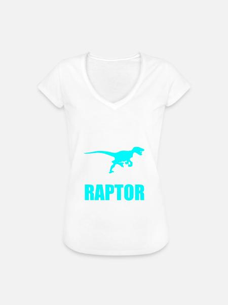 Dinosaurier - Frauen Vintage T-Shirt - Weiß