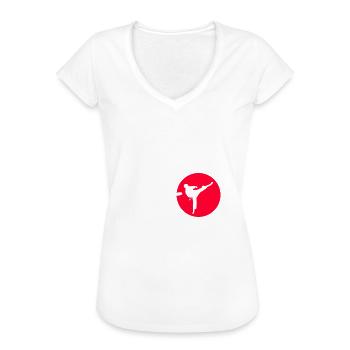 Karate Geschenk Kohai Japan Kampsport - Frauen Vintage T-Shirt - Weiß - Vorne