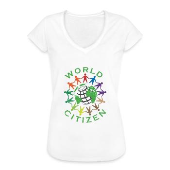 Integration Toleranz Harmonie LGBT Menschenrechte - Frauen Vintage T-Shirt - Weiß - Vorne