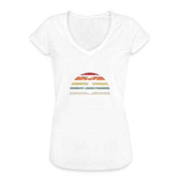 Biene - Frauen Vintage T-Shirt - Weiß - Vorne
