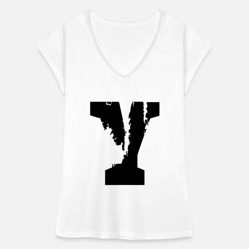 Y - Buchstabe Frauen Vintage T-Shirt