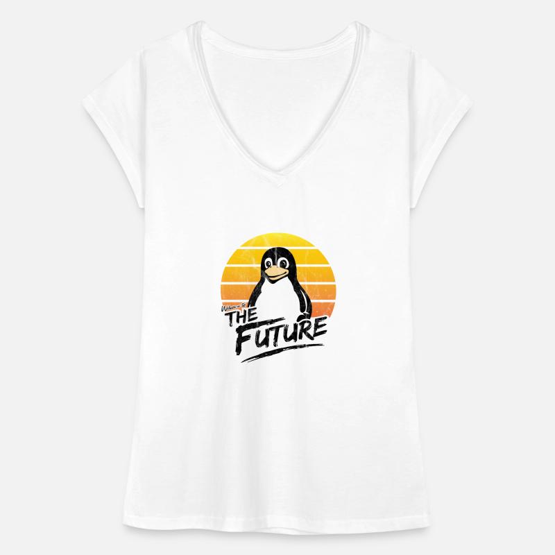 Admin Linux Welcome to the Future Informatiker Frauen Vintage T-Shirt