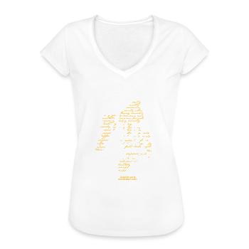 Whisky Islay Spruch Peat Of My Heart - Frauen Vintage T-Shirt - Weiß - Vorne