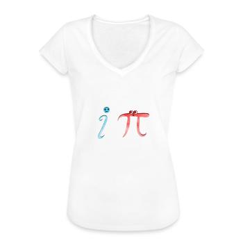 Nett u. Lustig seien Sie rational erhalten Sie reales Mathematik-Wortspiel - Frauen Vintage T-Shirt - Weiß - Vorne