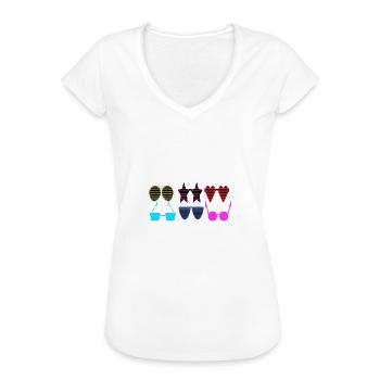 Helmut ander Farbe andere Modell - Frauen Vintage T-Shirt - Weiß - Vorne