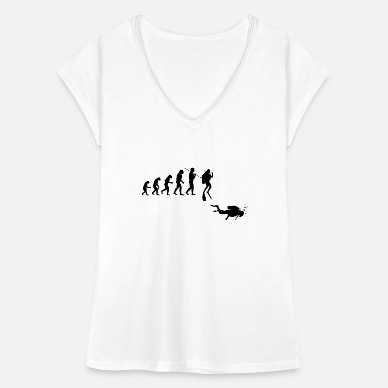Plongée Evolution pour plongeurs T-shirt vintage Femme