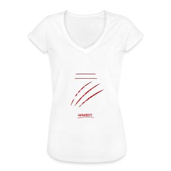 Bitte nicht ansprechen bin genervt - Frauen Vintage T-Shirt - Weiß - Vorne