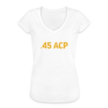 Sportschütze Schießstand Schießsport Geschenk - Frauen Vintage T-Shirt - Weiß - Vorne