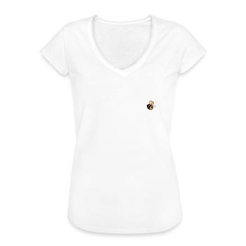 Süßes Let it Bee - Imker Bienenflüsterer Biene - Frauen Vintage T-Shirt - Weiß - Vorne