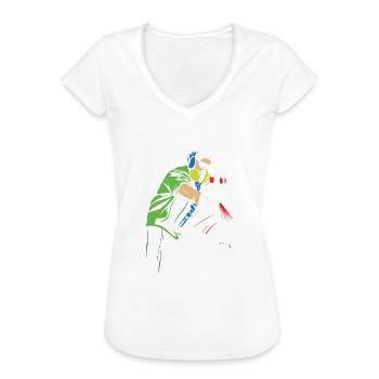 Der tollste Beruf der Welt - Frauen Vintage T-Shirt - Weiß - Vorne