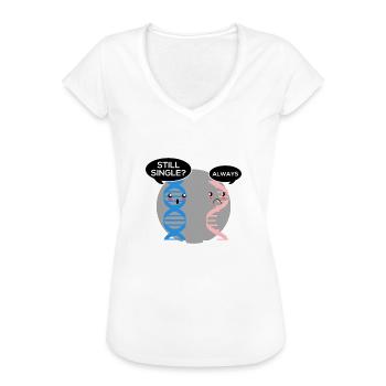 Genetiker Biologe Geschenk Bio Lehrer DNA RNA - Frauen Vintage T-Shirt - Weiß - Vorne
