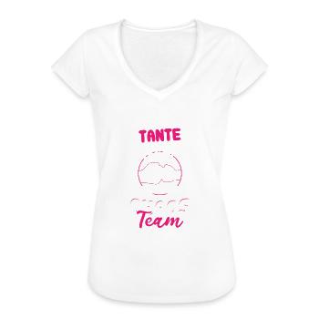 Tante Familie Nichte Sprüche Lustig Geschenk - Frauen Vintage T-Shirt - Weiß - Vorne