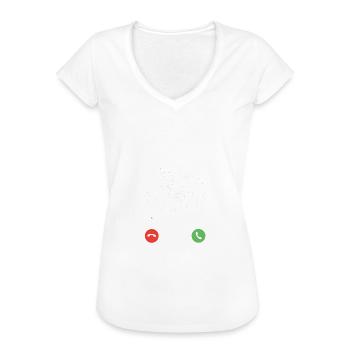 Wenn der Wald ruft muss ich gehen | Der Wald Ruft - Frauen Vintage T-Shirt - Weiß - Vorne