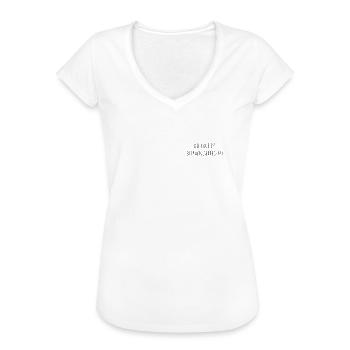 Die Lage ist Besäufniserregend Wein Wine Weißwein - Frauen Vintage T-Shirt - Weiß - Vorne
