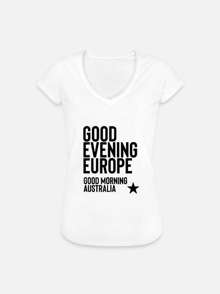 Eurovision Song Contest - Frauen Vintage T-Shirt - Weiß