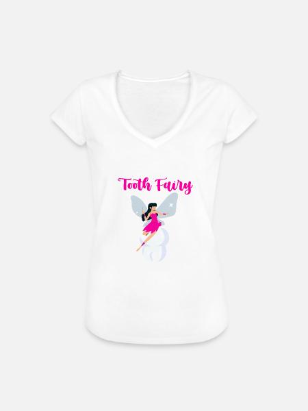 Tooth Fairy - Geschenk - Frauen Vintage T-Shirt - Weiß