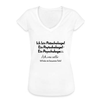 Psychologe Psychotherapeut Seelenklempner Examen - Frauen Vintage T-Shirt - Weiß - Vorne