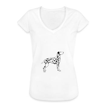 Dalmatiner - Frauen Vintage T-Shirt - Weiß - Vorne