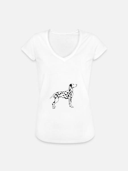 Dalmatiner - Frauen Vintage T-Shirt - Weiß