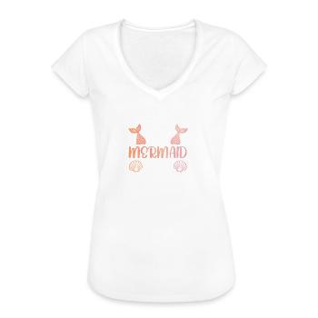 Das ist mein Meerjungfrauenhemd - Frauen Vintage T-Shirt - Weiß - Vorne