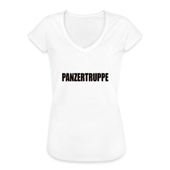Lustiges Bundeswehr Soldaten - Frauen Vintage T-Shirt - Weiß - Vorne