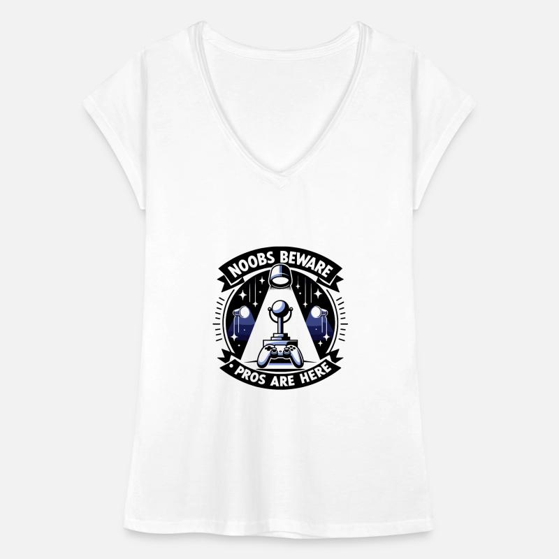 Noobs Beware Pros Are Here Women's Vintage T-Shirt