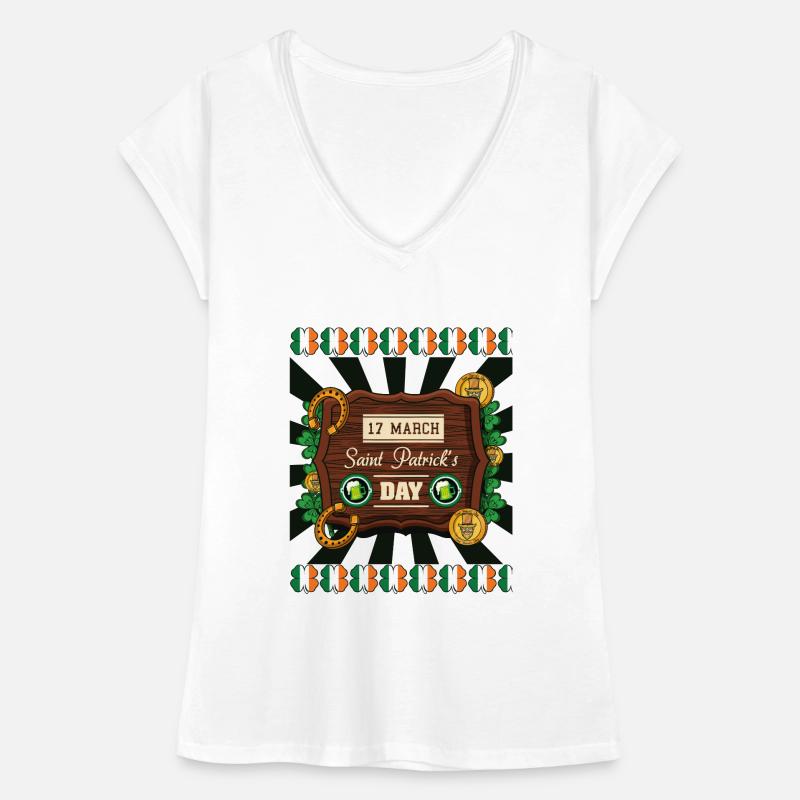 Fête de la Saint-Patrick 2 T-shirt vintage Femme