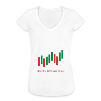 Trading Krypto Aktienmarkt Investor Day Trader - Frauen Vintage T-Shirt - Weiß - Vorne