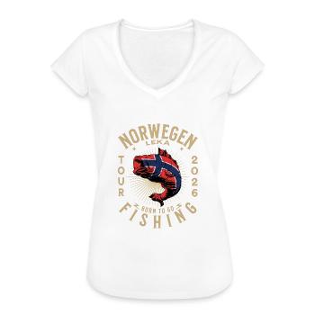 Leka Angeln 2026 - Frauen Vintage T-Shirt - Weiß - Vorne