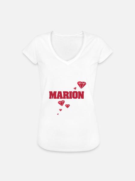 Diamant Marion - Frauen Vintage T-Shirt -