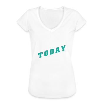 Studium - Frauen Vintage T-Shirt - Weiß - Vorne