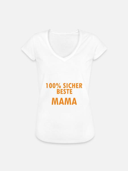 Beste Werdende Mama - Frauen Vintage T-Shirt - Weiß