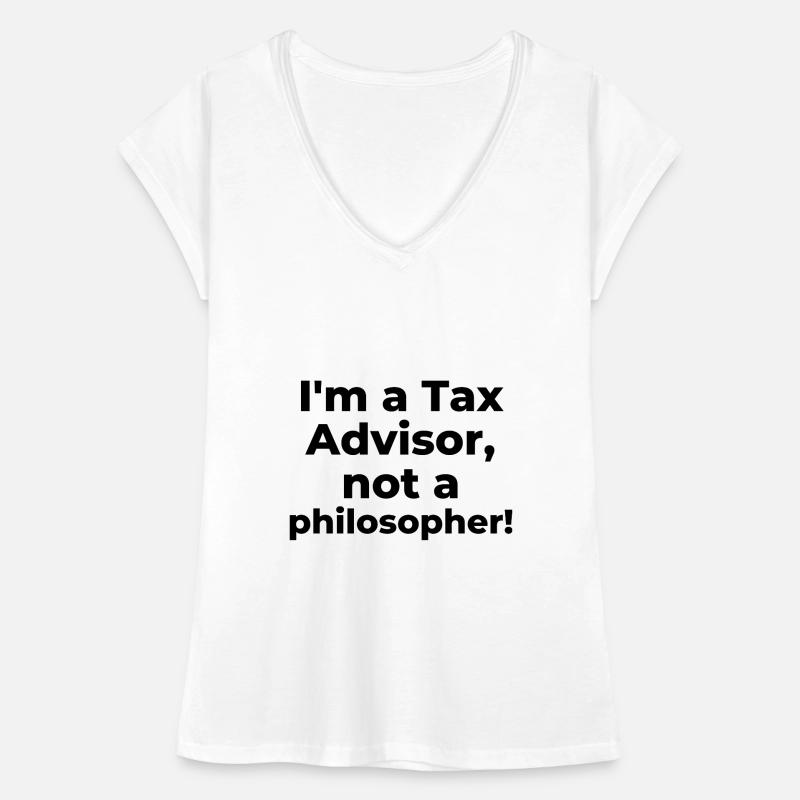 I'm a Tax Advisor, not a philosopher Women's Vintage T-Shirt