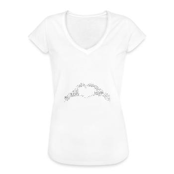Travel Vanlife Freedom Word Cloud - Women's Vintage T-Shirt - white - Front - Danielle (179cm)