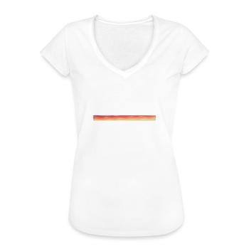 Vintage Retro Bartender Time Shirt - Frauen Vintage T-Shirt - Weiß - Vorne