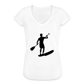 Stand Up Paddling - Women's Vintage T-Shirt - white - Front - Danielle (179cm)