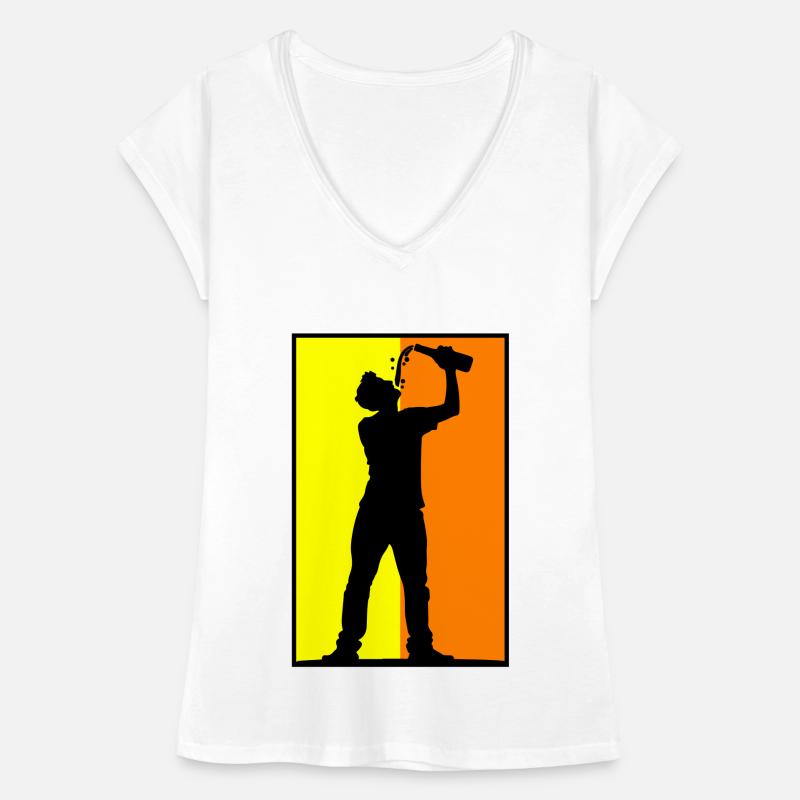 Trinker Bier Frauen Vintage T-Shirt