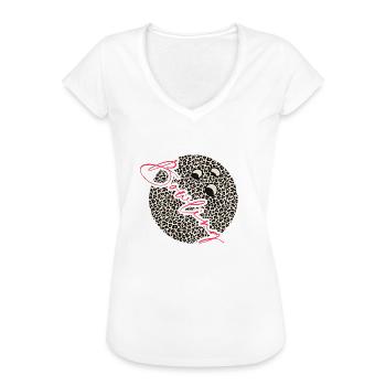 bowling bowlingkugel strike bowlingcenter - Frauen Vintage T-Shirt - Weiß - Vorne - Danielle (179cm)