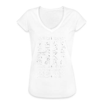 Lustig Cool Spaß Humor Witzig Geschenkidee - Frauen Vintage T-Shirt - Weiß - Vorne