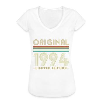 Original 1994 Vintage Jahrgang Geburtstag Geschenk - Frauen Vintage T-Shirt - Weiß - Vorne