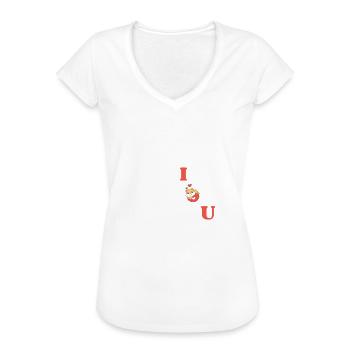 ABC I love you Kinder Hamster Valentinstag - Frauen Vintage T-Shirt - Weiß - Vorne