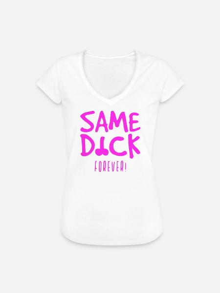 Junggesellenabschied Frauen - Same Dick! - Frauen Vintage T-Shirt - Weiß