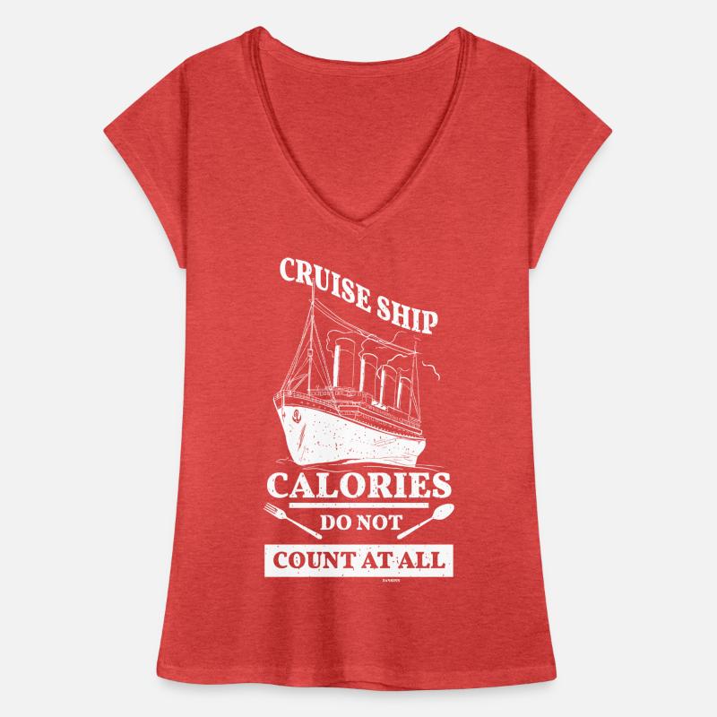 Kreuzfahrt Dampfschiff Boot Meer Geschenk Frauen Vintage T-Shirt