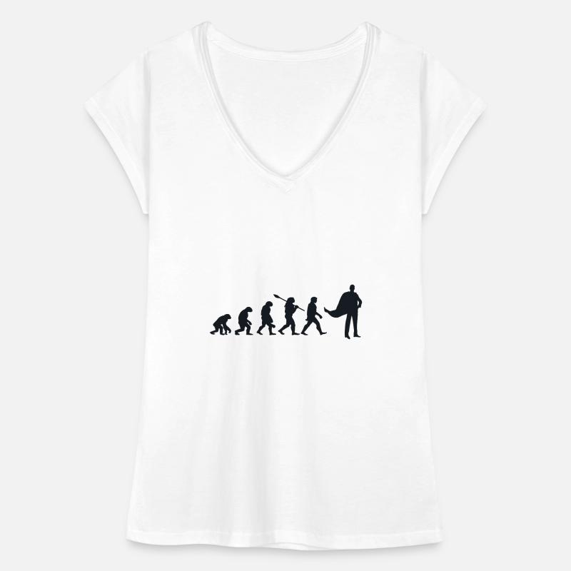 Évolution Darwin pour les Supermans 🦸‍♂️ T-shirt vintage Femme
