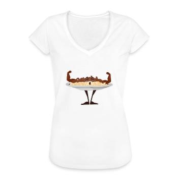 Spätzle midd Soß - Frauen Vintage T-Shirt - Weiß - Vorne