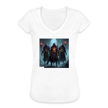 Vergessene Kriegerfreunde - Frauen Vintage T-Shirt - Weiß - Vorne - Danielle (179cm)