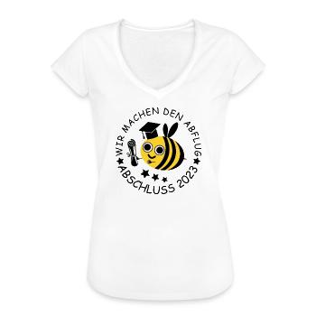 Abschluss Biene 2023 - Frauen Vintage T-Shirt - Weiß - Vorne